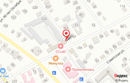 Медицинская лаборатория CL LAB в Лабинске на карте