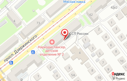 Белый замок на проспекте Дзержинского на карте