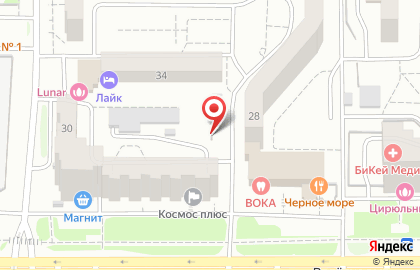 Продовольственный магазин Эдем в Советском районе на карте