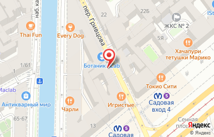 Аптека Мелодия здоровья на метро Спасская на карте