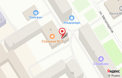 Столовая Про Сервис на площади Металлургов на карте