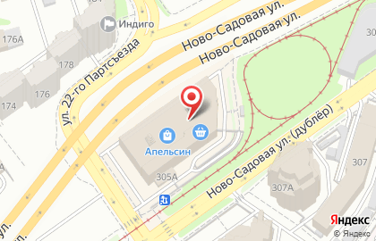 ​Прачечная самообслуживания СамПРАЧКА на Ново-Садовой улице на карте