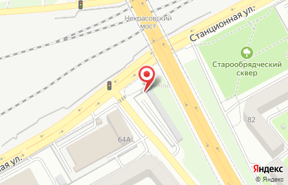 Автостоянка в Кургане на карте