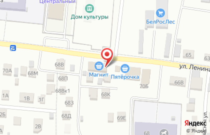 Банкомат СберБанк на улице Ленина на карте