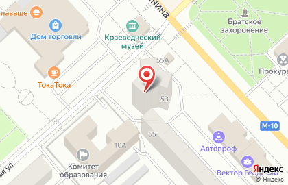 Салон красоты Марафет на проспекте Ленина на карте