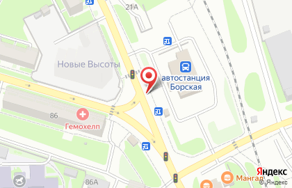 Киоск фастфудной продукции, г. Бор на карте