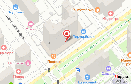 Перекресток в Красногорске на карте