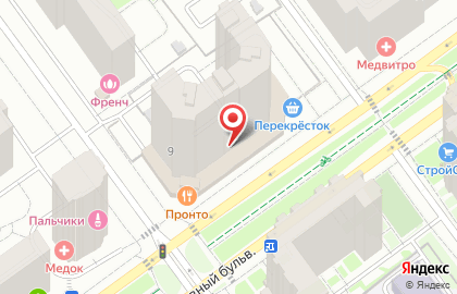 Перекресток в Красногорске на карте