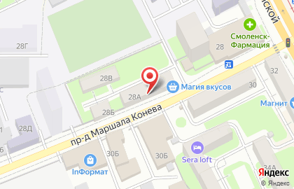 Glance на улице Крупской на карте