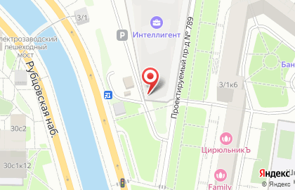 Автомойка на Семёновской Набережной, вл3 ст17 на карте