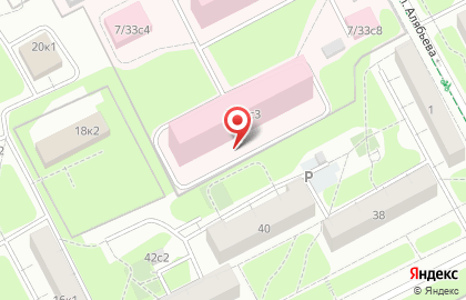 Урологическое отделение ГКБ №51 на улице Алябьева на карте