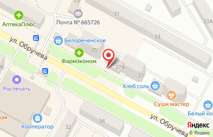 СберБанк на улице Обручева, 27а на карте