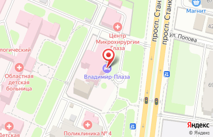 Гостиница Владимир Плаза на карте