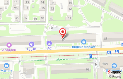 Магазин текстиля Ивановский текстиль в Пролетарском районе на карте