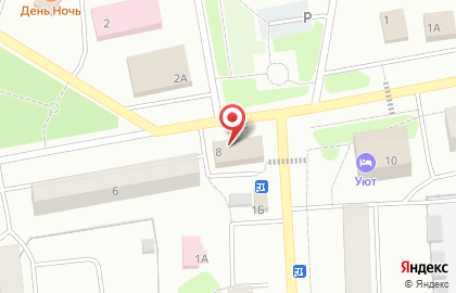 Служба доставки готовых блюд Pizza Ninja на карте