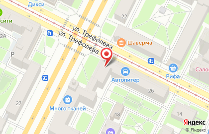 Окунь на проспекте Стачек на карте