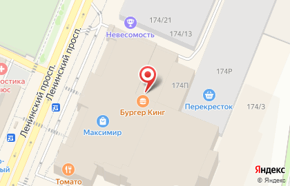 Магазин парфюмерии и косметики Л`Этуаль на Ленинском проспекте, 174п на карте