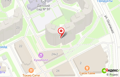 Комплексный центр социального обслуживания населения Красногвардейского района в Красногвардейском районе на карте