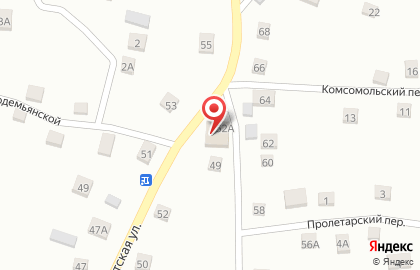 Продуктовый магазин Марина на Советской улице на карте