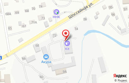 Транспортная компания GTD на Шоссейной улице на карте