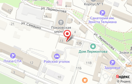 Кабинет массажа и косметологии на улице Семашко на карте