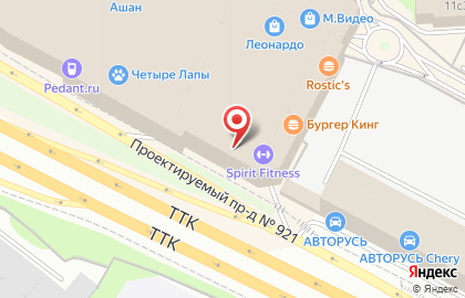 Пиццерия Pizza Hut на Ленинском проспекте на карте