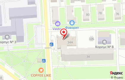 Сеть магазинов бытовой техники и электроники Корпорация Центр в Октябрьском районе на карте