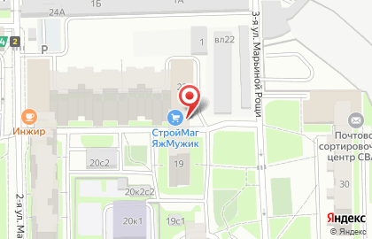 Супермаркет Пятёрочка в Москве на карте