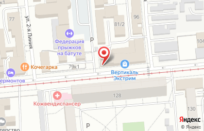 Производственно-коммерческая фирма МИР на улице Лермонтова на карте