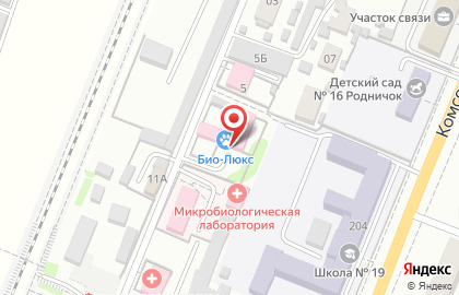 Ветеринарная клиника-аптека Био Люкс на Локомотивной улице на карте