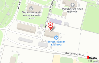 Магазин Комбат в Череповце на карте