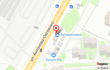 Pole Position на улице Антонова-Овсеенко на карте