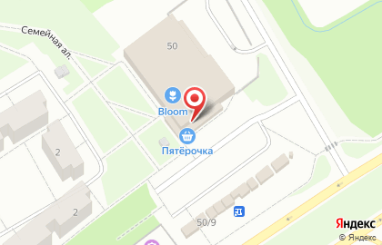 Магазин косметики и бытовой химии Магнит Косметик на Лососинском шоссе на карте
