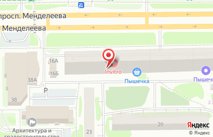 Участковый пункт полиции №11 в Тобольске на карте