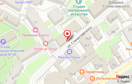 Магазин биокосметики и экотоваров Coral Club на улице Станиславского на карте