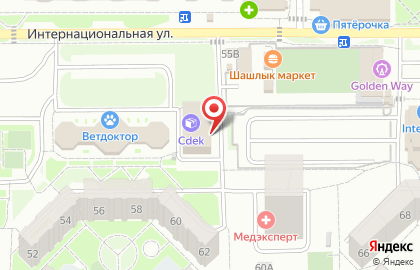 Салон посуды Gipfel на Интернациональной улице на карте