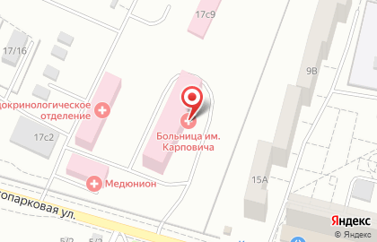 Красноярская станция скорой медицинской помощи на улице Академика Курчатова на карте