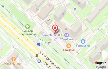 Киоск по продаже кондитерских изделий на улице 15-й микрорайон на карте
