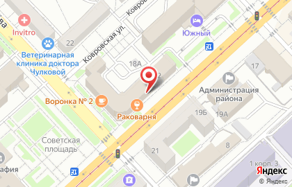 Эр Джи Тинаиф на Рабоче-Крестьянской улице на карте
