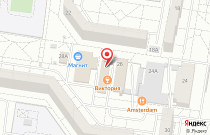 Кафе Виктория на улице Маршала Жукова на карте