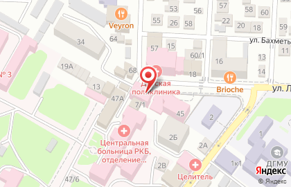 Клиника Целитель на улице Ляхова на карте
