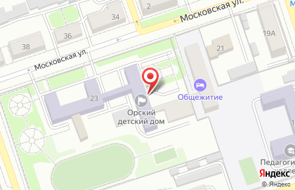 Отдел полиции №1 на Московской улице на карте