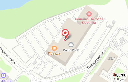Ресторан Груша в Очаково-Матвеевском на карте