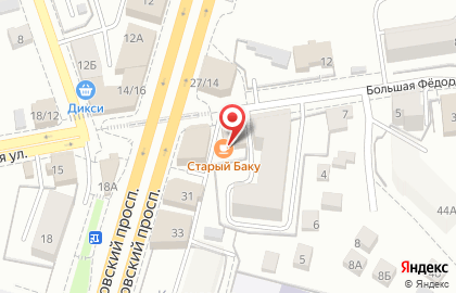 Кафе-бар Старый Баку на Московском проспекте на карте