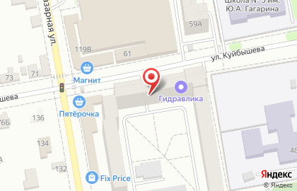 Парикмахерская-салон Аэлита на Базарной улице на карте