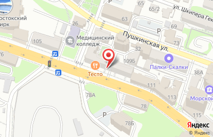 Potetion Владивосток на карте