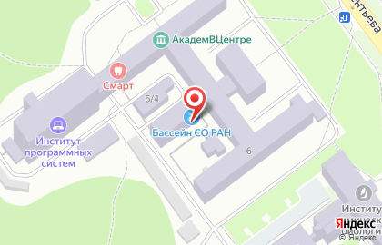 Бассейн СО РАН на карте