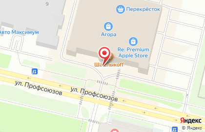 Сервисный центр цифровой техники DNS на улице Профсоюзов на карте