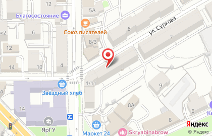 Абсолют на улице Суркова на карте