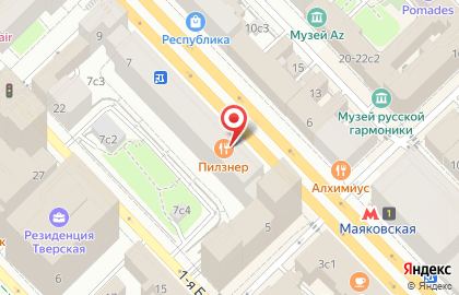 ВТБ Привилегия на 1-й Тверской-Ямской улице на карте